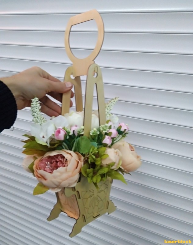 小花篮激光切割设计图