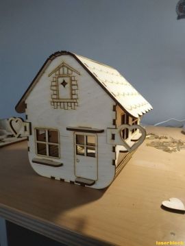 激光切割设计图丨小屋1