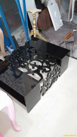 激光切割拼装图纸丨茶几②