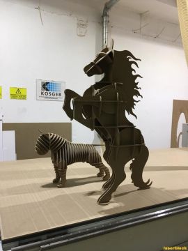 激光切割设计图丨马储物架