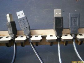 激光切割设计图 |USB线支架