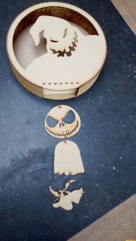 激光切割设计图丨万圣节小饰品