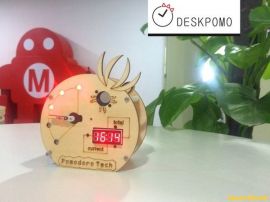 激光切割设计图丨番茄闹钟