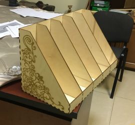激光切割加工图纸丨文件架①