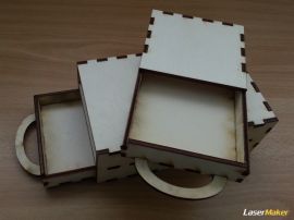 激光切割设计图 | 储钱盒子