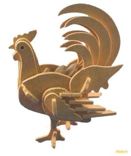 激光切割机作品图纸 | 公鸡