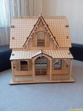 激光切割设计图丨小屋4