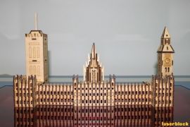 激光切割设计图丨英国大本钟