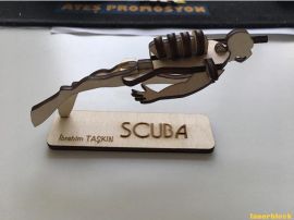 激光切割拼装图纸丨潜水者